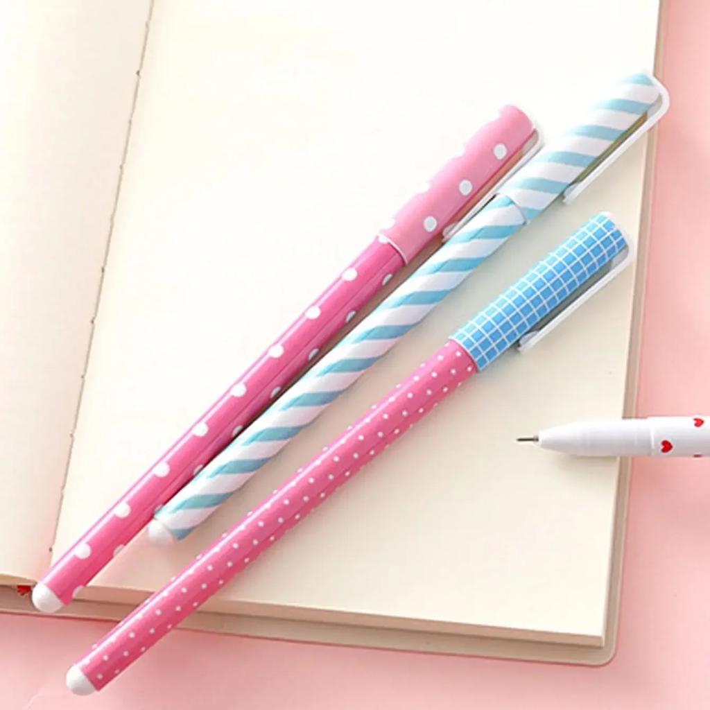 10 Pcs/Set Color Pen Flower Animal Starry Star Sweet Flora Colored Gel Pen 0.38mm Cute Pens for School Stationary