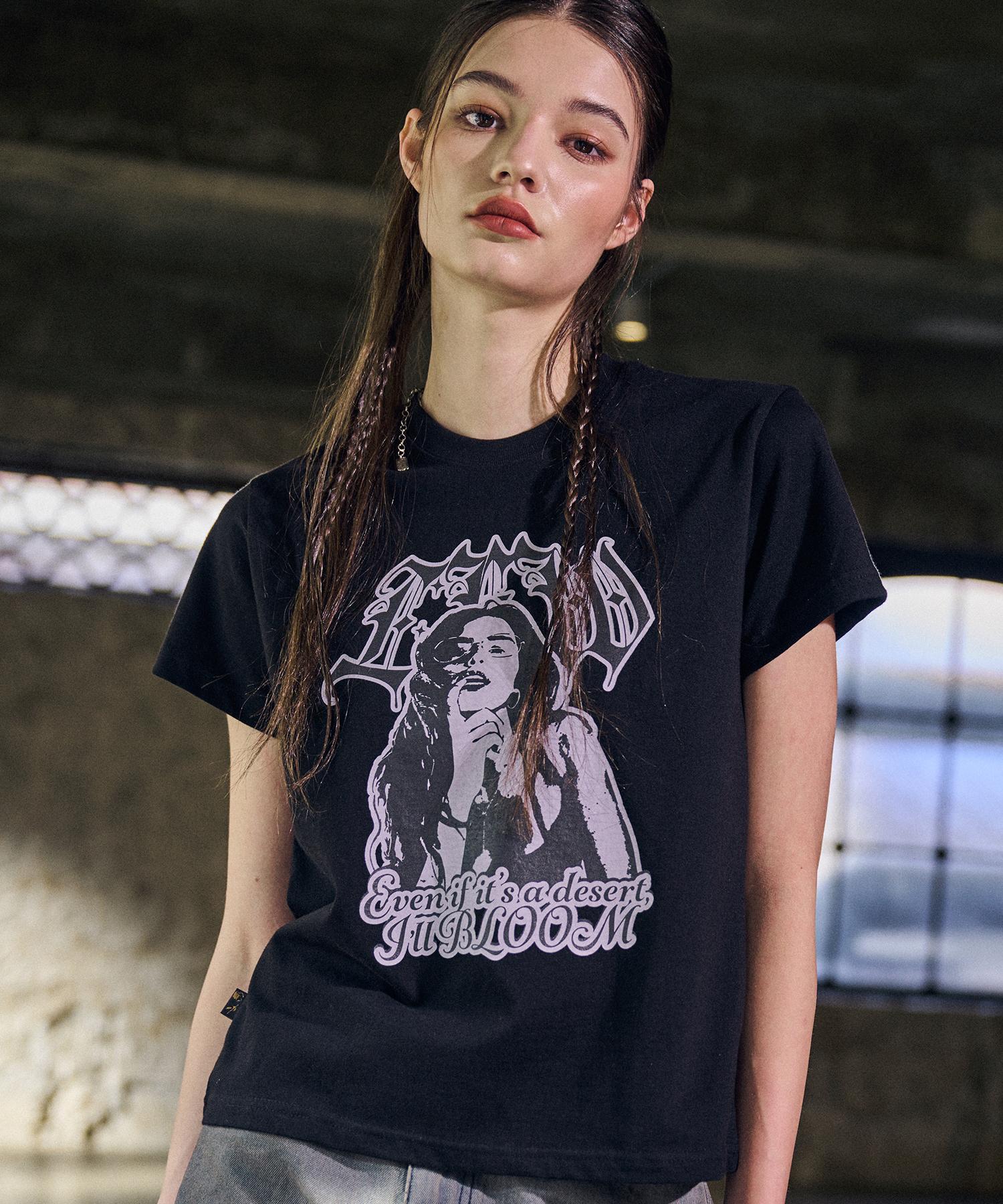 If You Want Desert Crop Tee Black Black/One