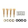 For Weber 4PCS Screws 4PCS Copper Plating Solid Brass
