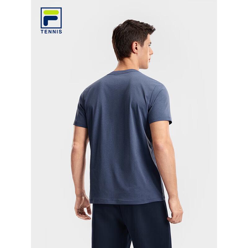 FILA Men's Classic Round Neck Knit Short Sleeve T-Shirt