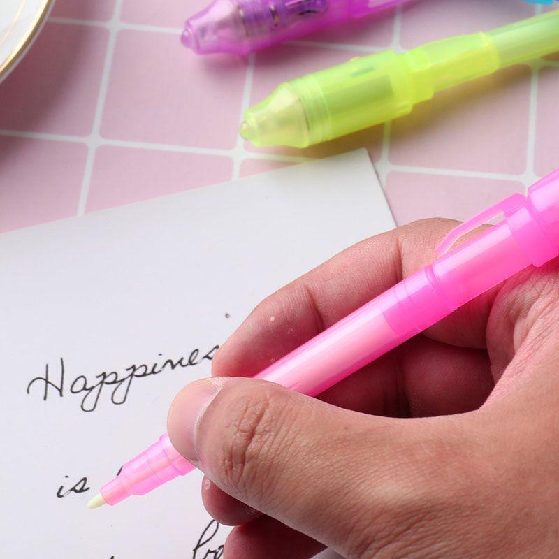 Invisible Fluorescent Pen Led Purple Light Electronic Ultraviolet Highlighter
