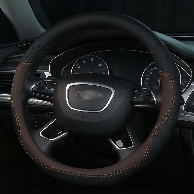 Luxury All-Season Car Steering Wheel Cover