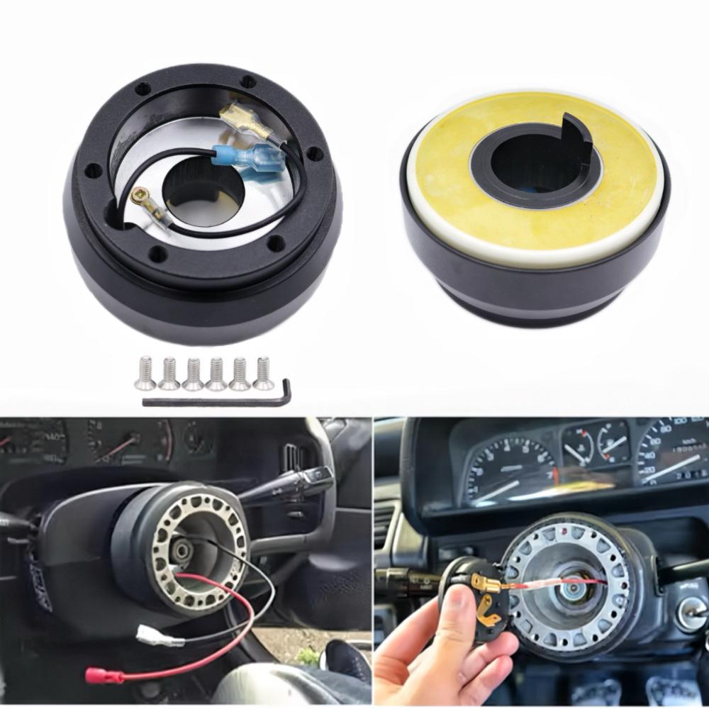 Car Modification Wheel Adapter Kit Steering Hub Aluminum Steering Wheel Adapter Steering Aluminum Construction Compact Design China Mainland
