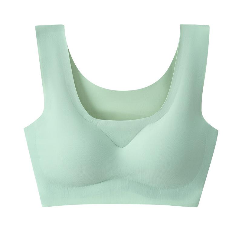 

Женский бесшовный беспроводной пуш-ап бюстгальтер: Тонкий, Маленькая Поддержка Груди, Спортивный и Спальный Стиль Жилета, Летняя Одежда XXL (135-160 jin)