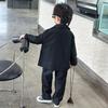 2025 Boys' Sparkling Silver Casual Suit Set