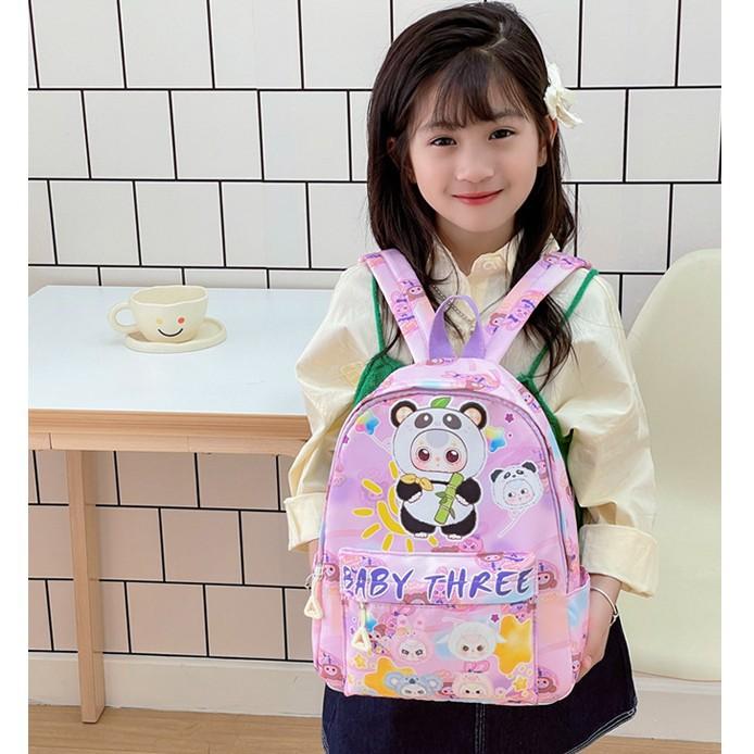 Children's Backpack POP MART Cute Baby Backpack Boys and Girls Cartoon Kindergarten School Bag