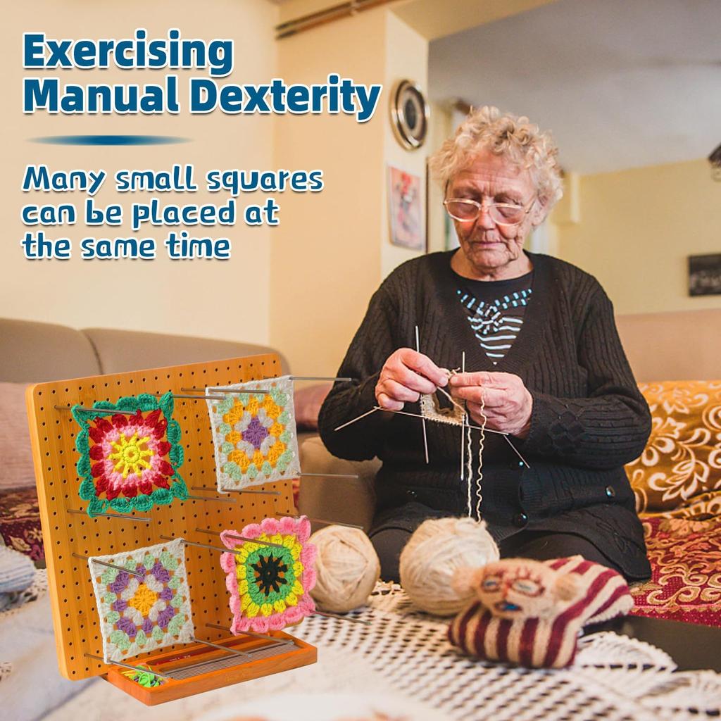 Crochet Blocking Board, Crochet Accessories For Knitting, Blocking Board For Crocheting, Gift For Mother, Grandmother (20 Stainless Steel