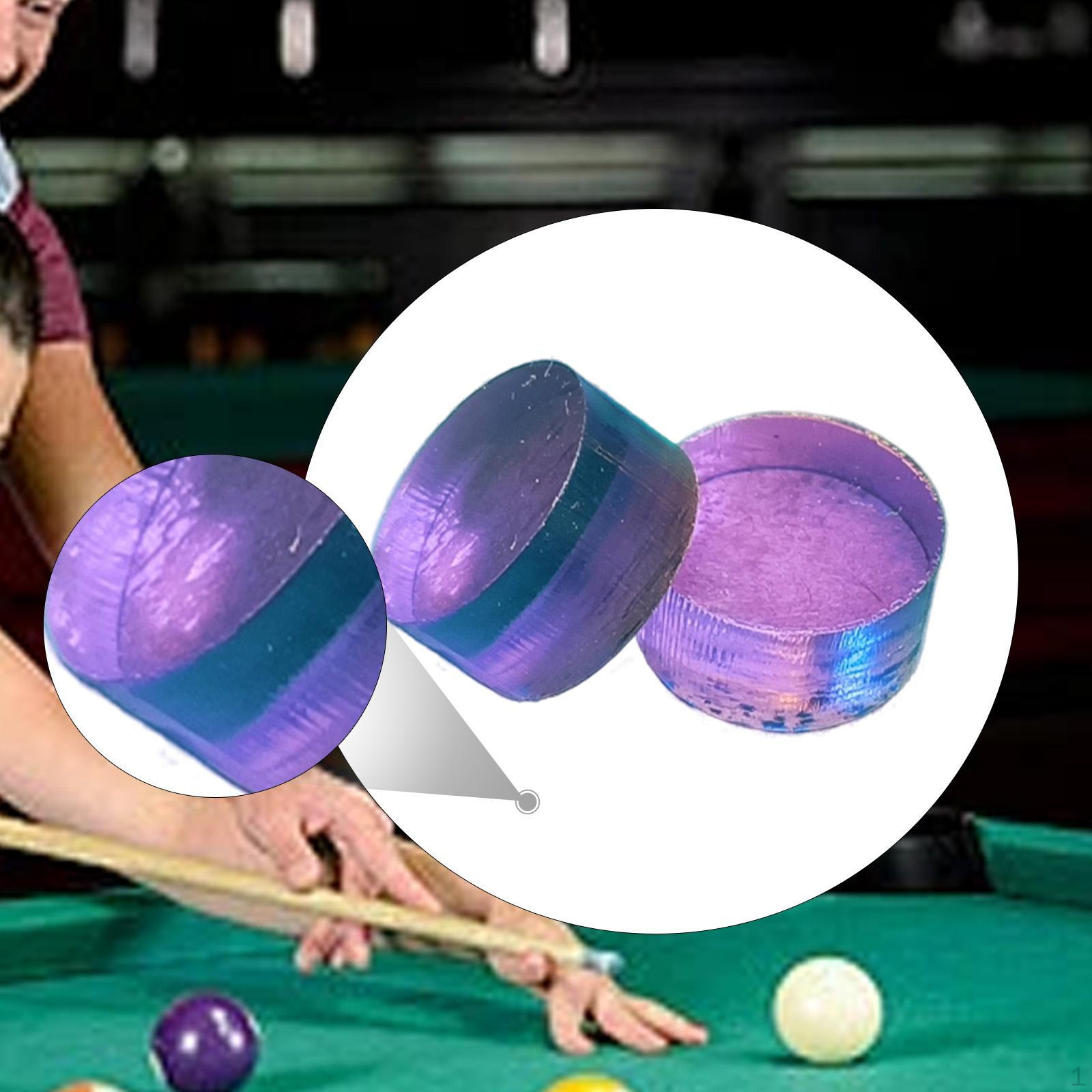 

2 Jump Billiard Cue Tips, 14.6mm Hard Replacement Portable Tips for Pool, Adults, фіолетовий