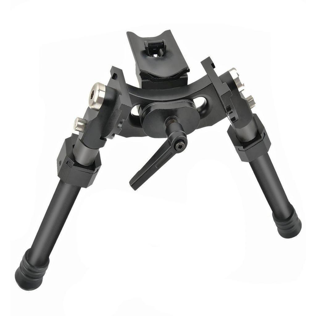 Tactical Carbon Fiber Swivel Bipod Adjustable for Long Range Hunting and Shooting
