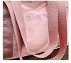 2023 Women's Japanese Solid Color Tote & Shoulder Canvas Handbag - Casual, Simple Mommy Outing Bag