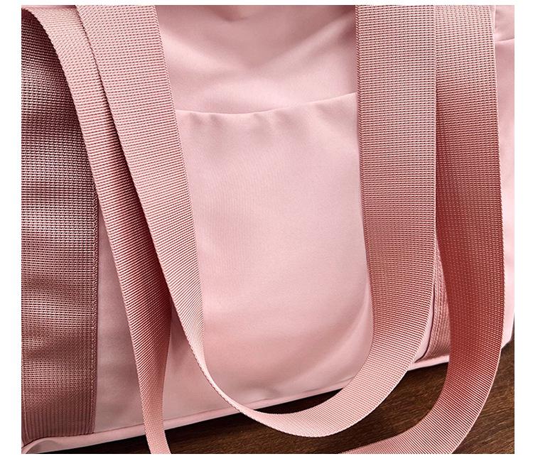 2023 Women's Japanese Solid Color Tote & Shoulder Canvas Handbag - Casual, Simple Mommy Outing Bag