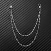 A Harajuku-Style Street Hip-Hop Denim Chain, Personalized Punk-Style Double-Layer Waist Chain, Unisex Accessory