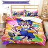 3pcs Arale pattern bedding set duvet cover set includes duvet cover &pillowcases,perfect all season bedroom decoration&gift