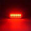4Pcs Car Emergency Lamp Flash Red 12 LED Flasher Strobe Light for Turck Offroad