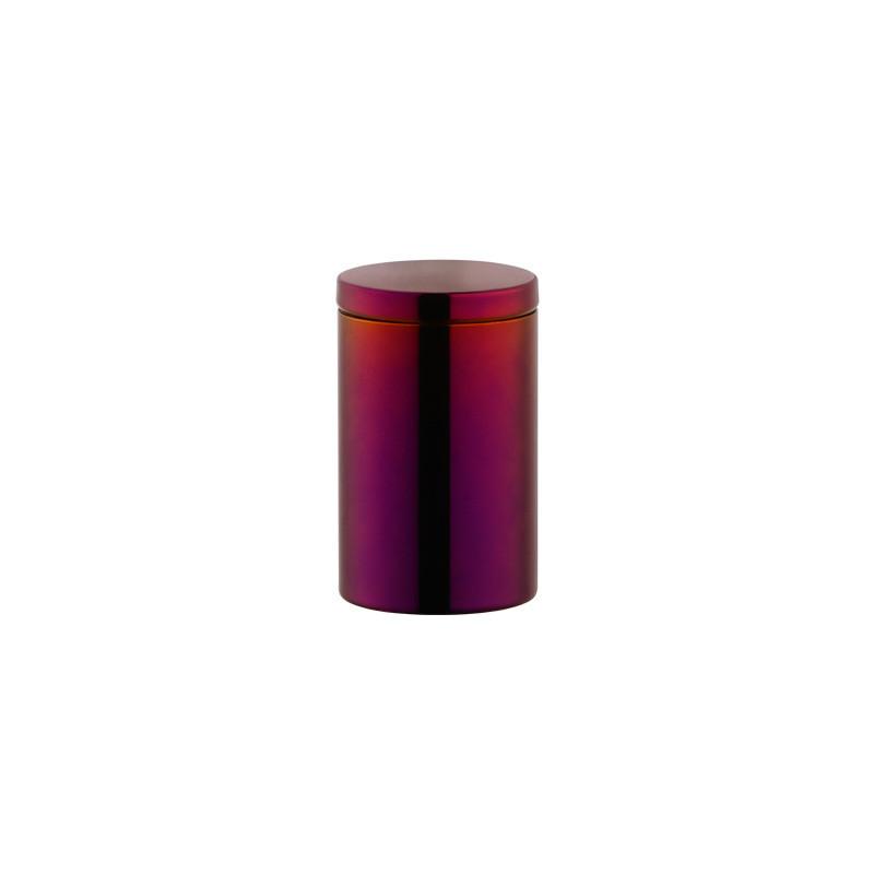 Modern Minimalist Stainless Steel Tea Canister With Sealed Lid For Storage And Preservation