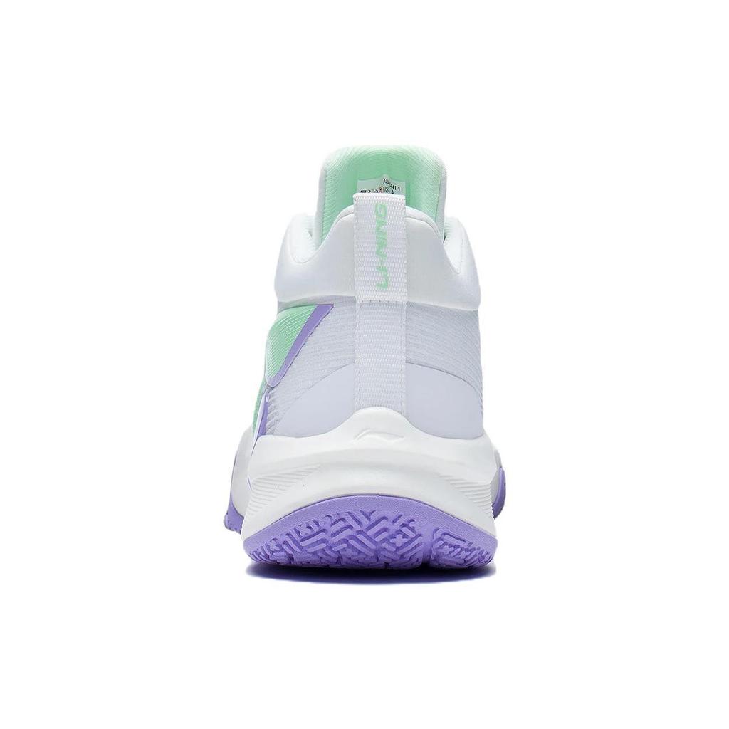 Li Ning Light Speed 1.0 Basketball Shoes Men's Low top Gray/Purple/Green ABAS041-1