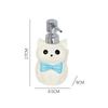 370ml Cat ceramic hand sanitizer bottle press lotion shampoo conditioner shower gel sub bottled bathroom accessories  dispenser