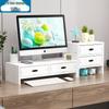 Oujiewang Wooden Monitor Riser with Drawers