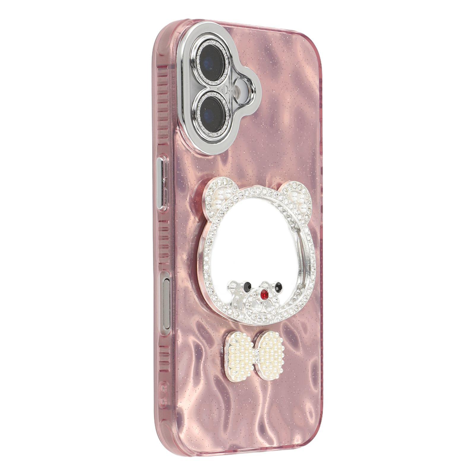 

Чохол для iPhone 16 з дзеркалом IMD PC+TPU Чохол для телефону зі скляною плівкою для об єктива As Shown J