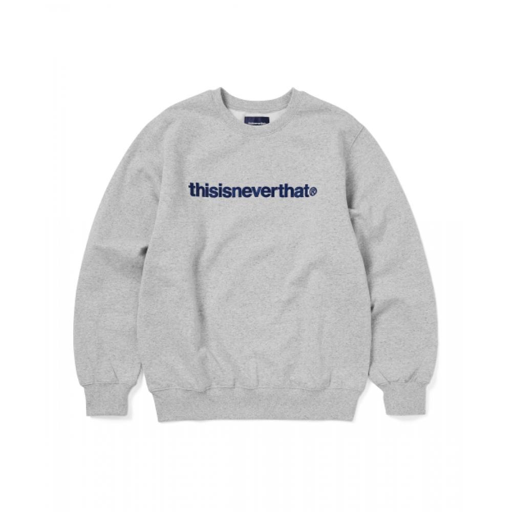ThisisneverThaT T Logo Crewneck heaTher Grey XL 7690₽