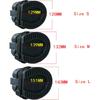 Horse Hoof Boots Sturdy Comfortable Protective Cover Equine Hoof Protector Horses Protection Rubber for Riding Training Equestrian Supplies, M