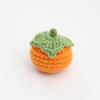 Woolen Hook Weaving Pendant Handmade Hook Weaving Persimmon Woolen Weaving Pendant Knitted Fruit Pendant