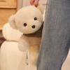 30cm Simulation New Scarf Bear Doll Stuffed Plush Toy Cartoon Anime Pillow for Children's Birthday Gift Cute and Fun Doll