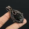 Nummite & Smoky Topaz  Pendant Gemstone Jewelry, 999 Copper Wire Wrapped Pendant, Gift For Women Handmade Pendant