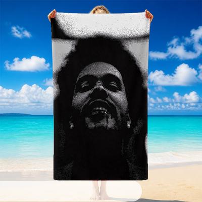 Toalha de Praia The Weeknd, Toalha Macia Grande Absorvente para Praia Piscina Viagem Férias