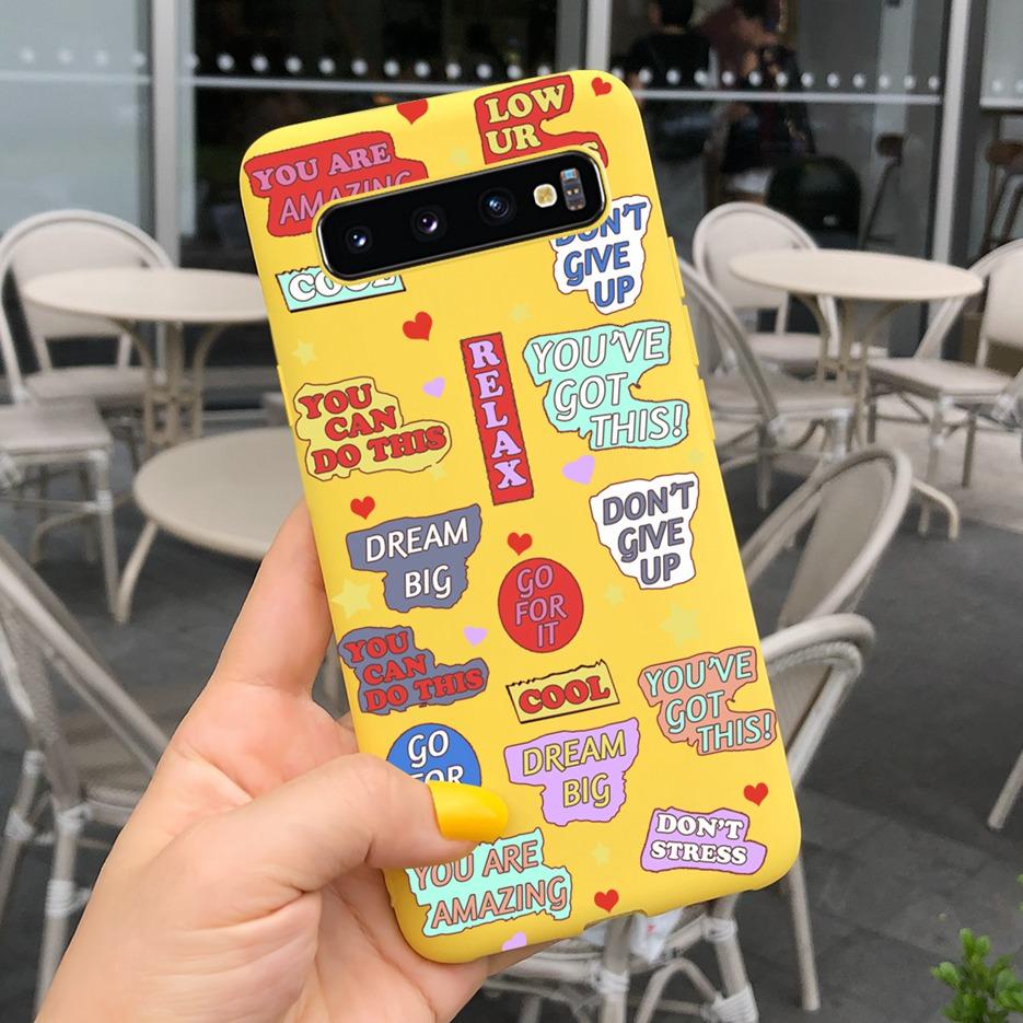Für Samsung Galaxy S10 Plus Hülle S10e S10+ Weiche Silikon Rückseite Handyhülle Für Samsung S10 Plus S 10 e S10+ Fundas Capa Taschen