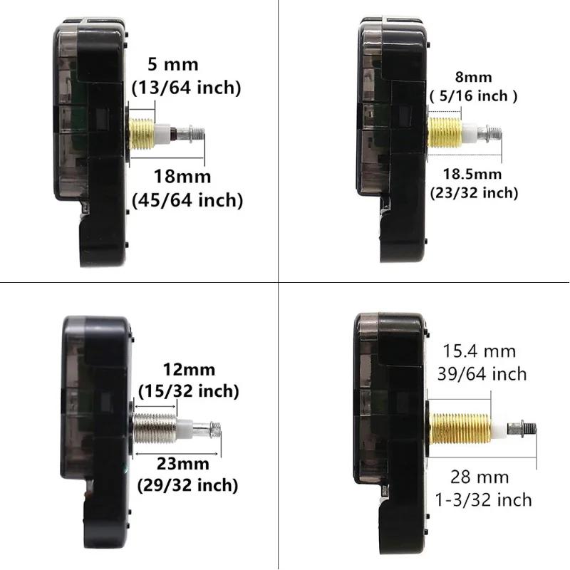 High Torque Clock Movement Sun Brand 12888 Clocks Mechanism DIY Watches Quartz Silent Long Axis Clock Mechanism Accessories