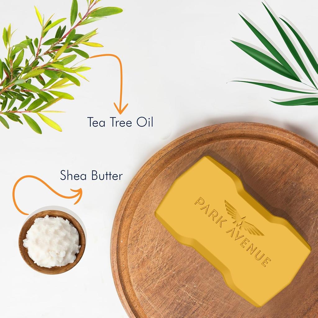 Park Avenue Premium Men’s Soaps Good Morning 125g X 4N Hydrating Bath Soap Moisturizing Fragrance