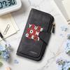 Women's Fashion Long Wallet Motivational Quote Leather Purse for Daily Use