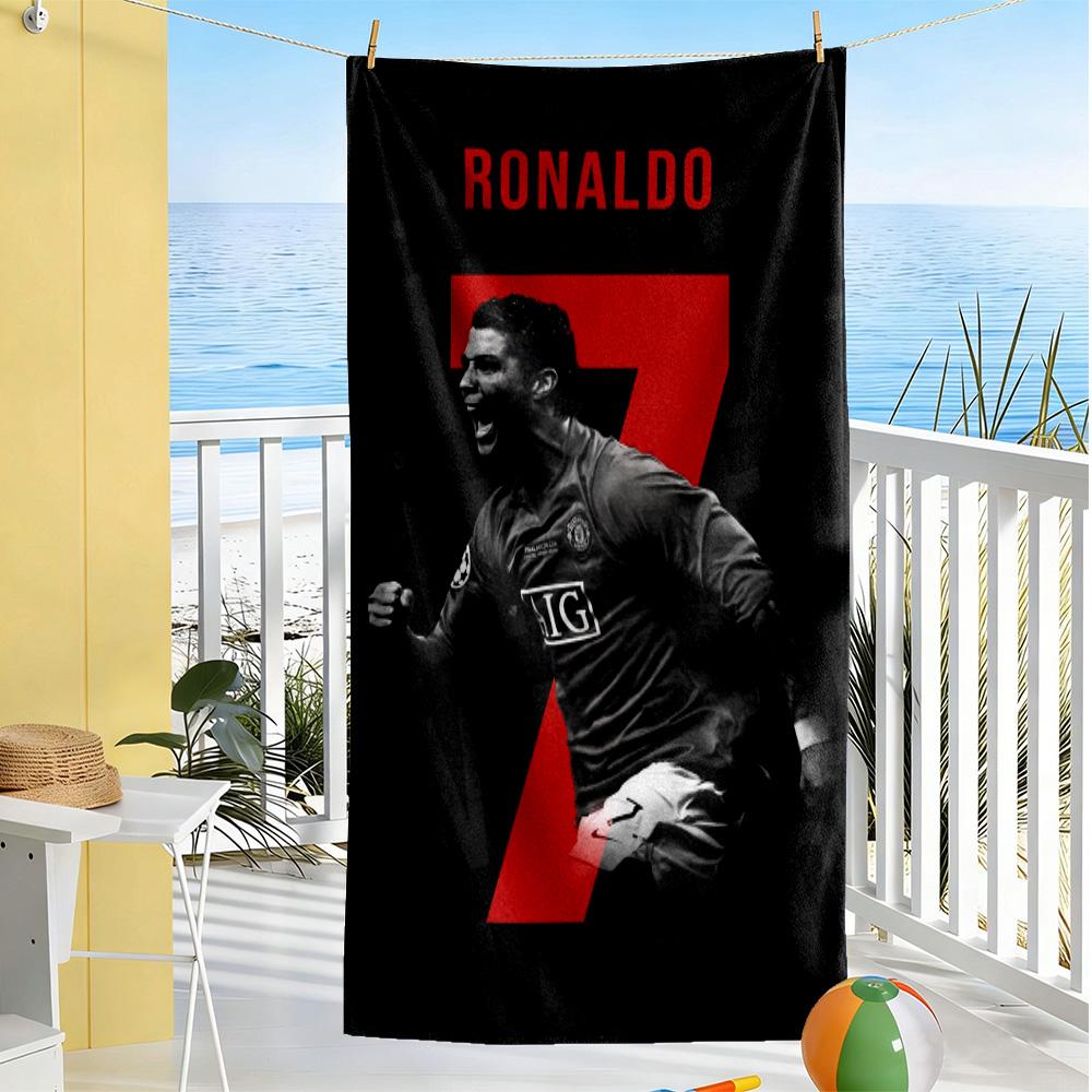 Man Star Action Beach Towel Super Soft & Absorbent Comfortable Lightweight Suitable for Swimming, Gym, Camping, Yoga Vacation