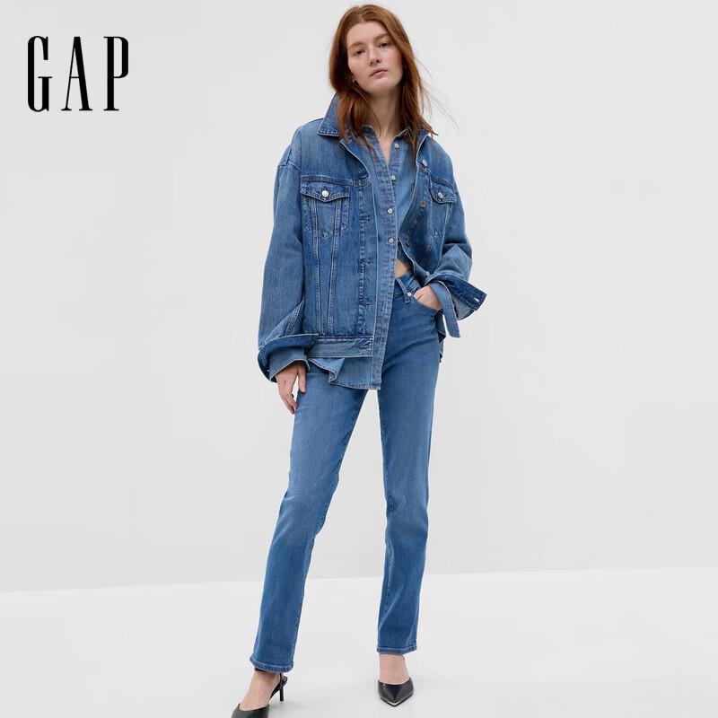 

Gap Women s Classic Straight-Leg Slight Stretch Jeans 27