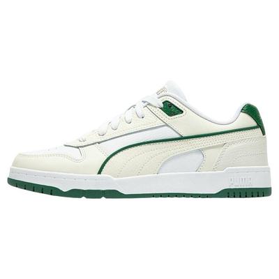 Rbd Game Low Leather Versatile Comfortable Breathable Durable Low-Top Sneakers Unisex Sneakers White Green 386373-11