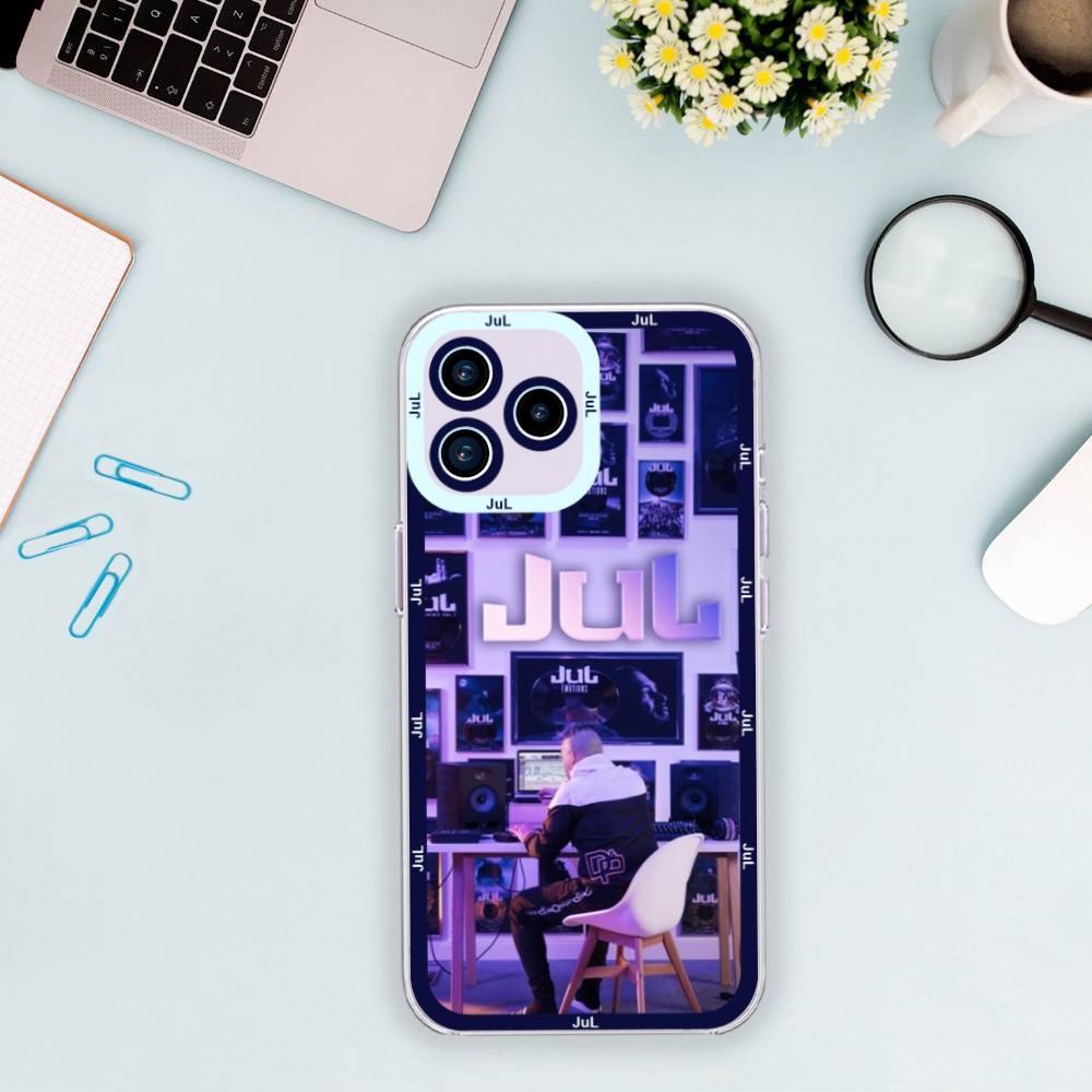 

JuL Rapper Phone Case For iPhone 11 12 Mini 13 14 15 16 Pro Max Transparent Shell iphone 12 Mini