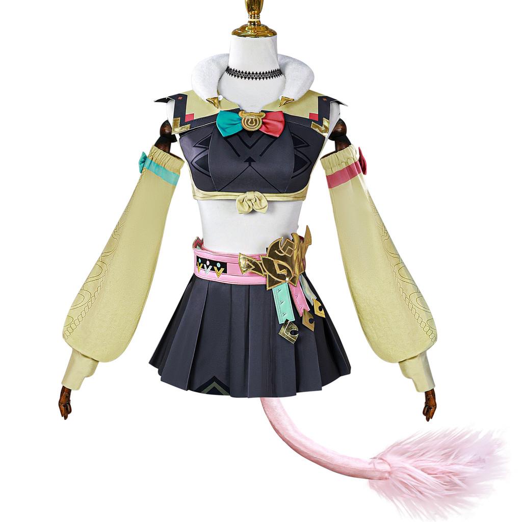 Genshin Impact Varesa Cosplay Costume With Accessories For Anime Role Play