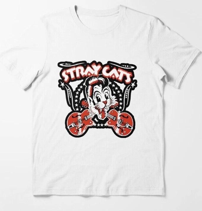 

STRAY CATS T Shirt For joke Birthday Novelty Funny film horror mens 4XL