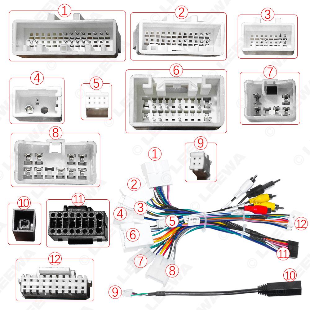 Power Cable for Toyota Prado, RAV4, Highlander, Corolla, Camry, Levin, Reiz Large Screen Navigation