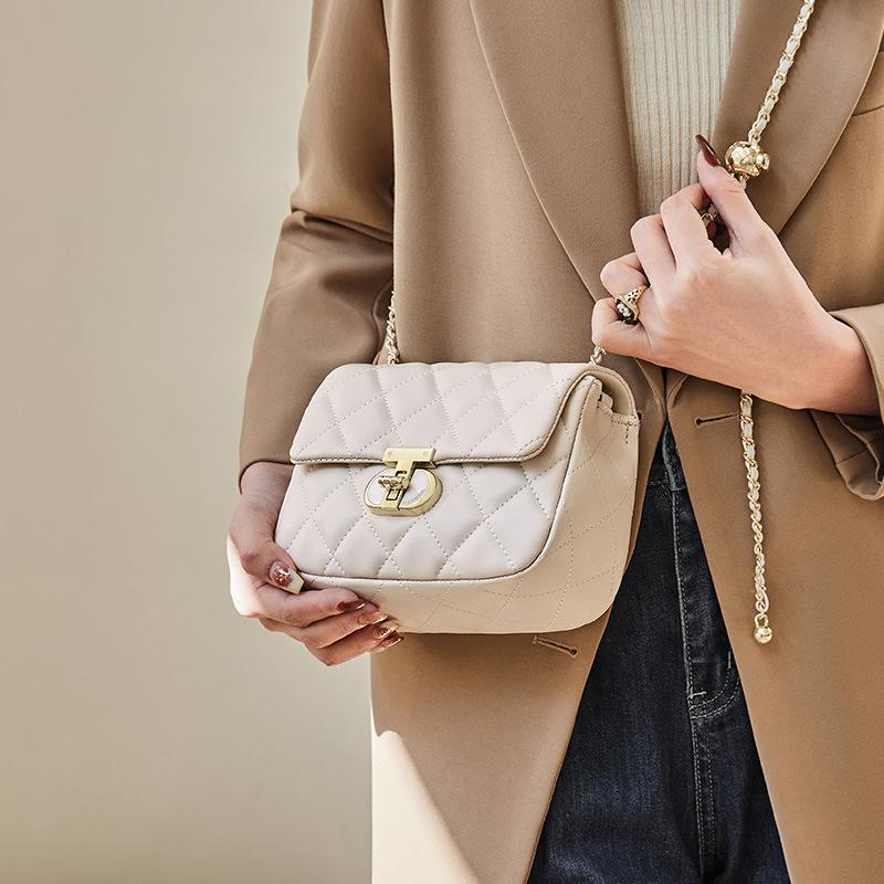 Mrs. Qiao Little Bag 2025 Women's Crossbody Bag Chain Bag Small Genuine Leather Women's Shoulder Bag