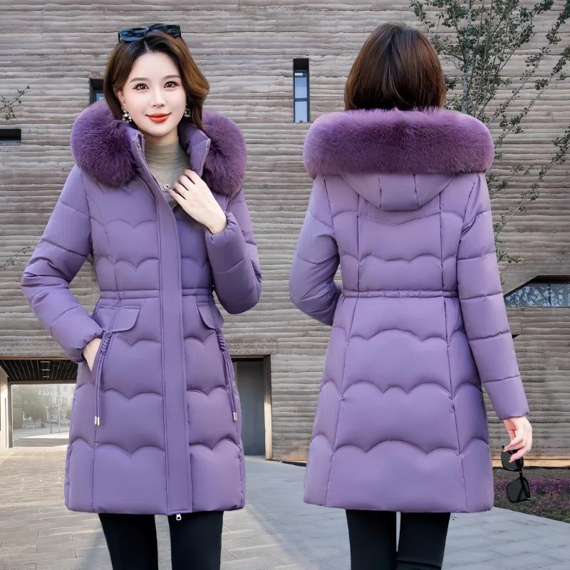 Women's Long Cotton-padded Clothes Winter New Loose Down Cotton-padded Clothes Warm Cotton-padded Jackets