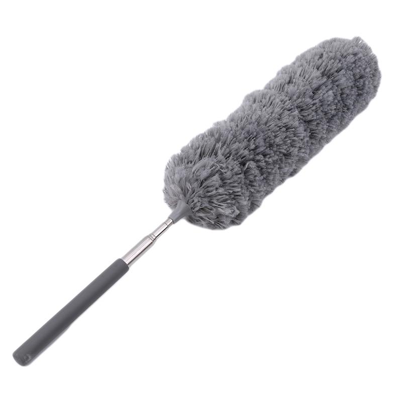 

Portable Mini Gray Ash Duster – Creative Anti-Static Magic Brush for Dust and Mites, Lightweight Home Cleaning Tool, Easy to Use, Travel Friendly сірий