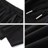 GENIOLAMODE Men's Casual Pants, Loose Straight-Leg, Versatile Drawstring Trousers, Simple Comfortable Men's Pants
