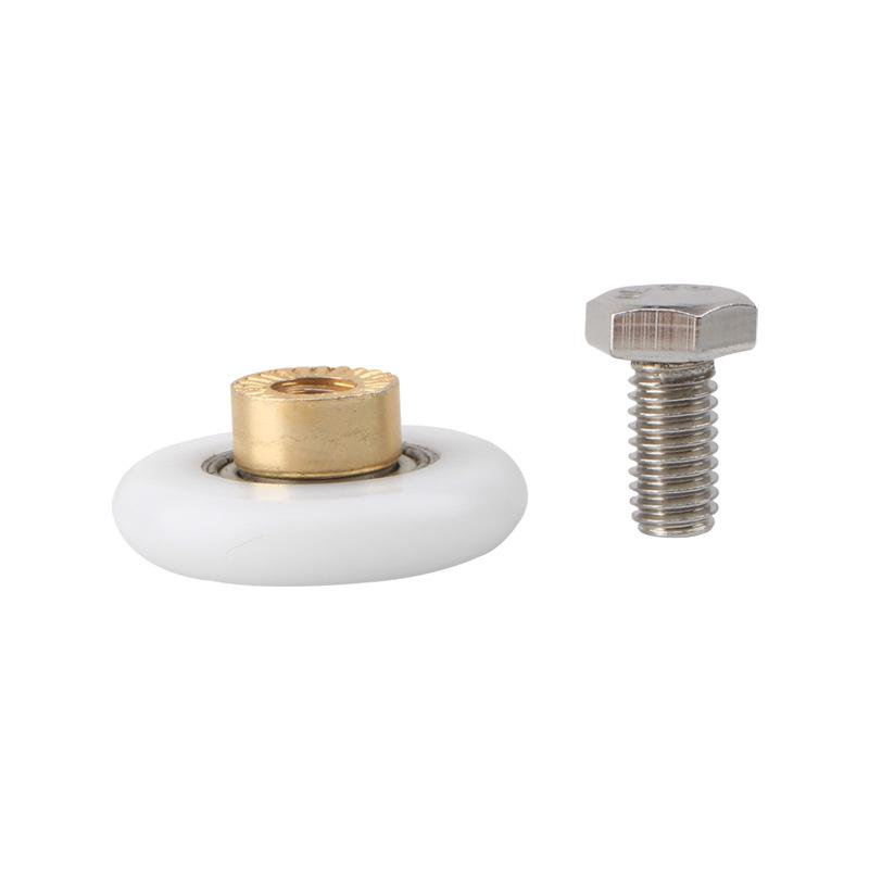 Shower Room Roller with Copper Ball Bearing & Stainless Steel Thread