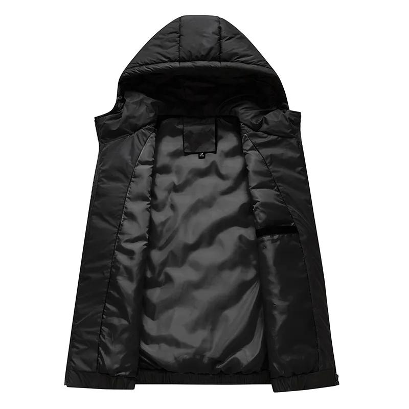 Men's Fall Winter Casual Trendy Sleeveless Stand Collar Multicolor Warm Hooded Vest Best Sellers Autumn