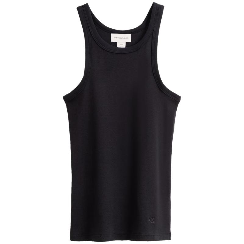 Calvin Klein Jeans Unisex Ribbed Embroidered Tank Top M