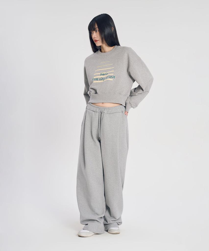 SLOW RECORD HOUSE One-Pleat Sweatpants - 2 Colors