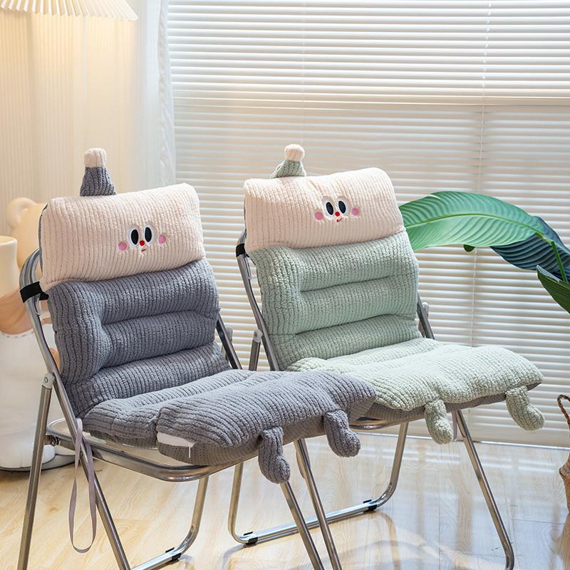 Office Chair Cushion Mat With Plush Material For Long Sitting Comfort In Home And Office Use