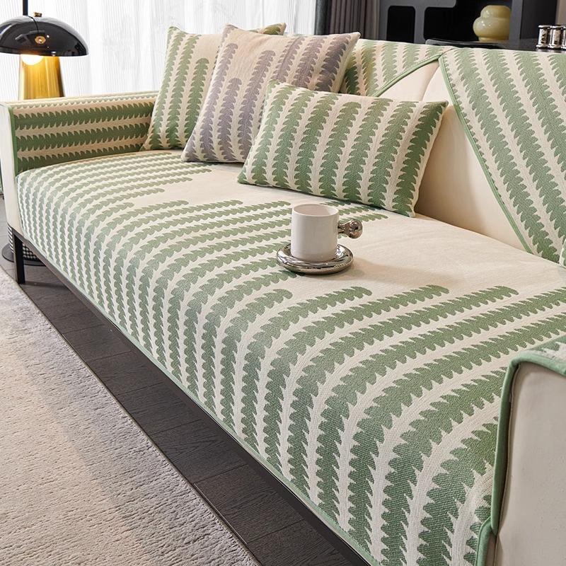 

Chenier Sofa Cushion Is Universal In All Seasons, High-End Seat Cushion, Non-Slip Leather Sofa Cover New Cover 70*70cm